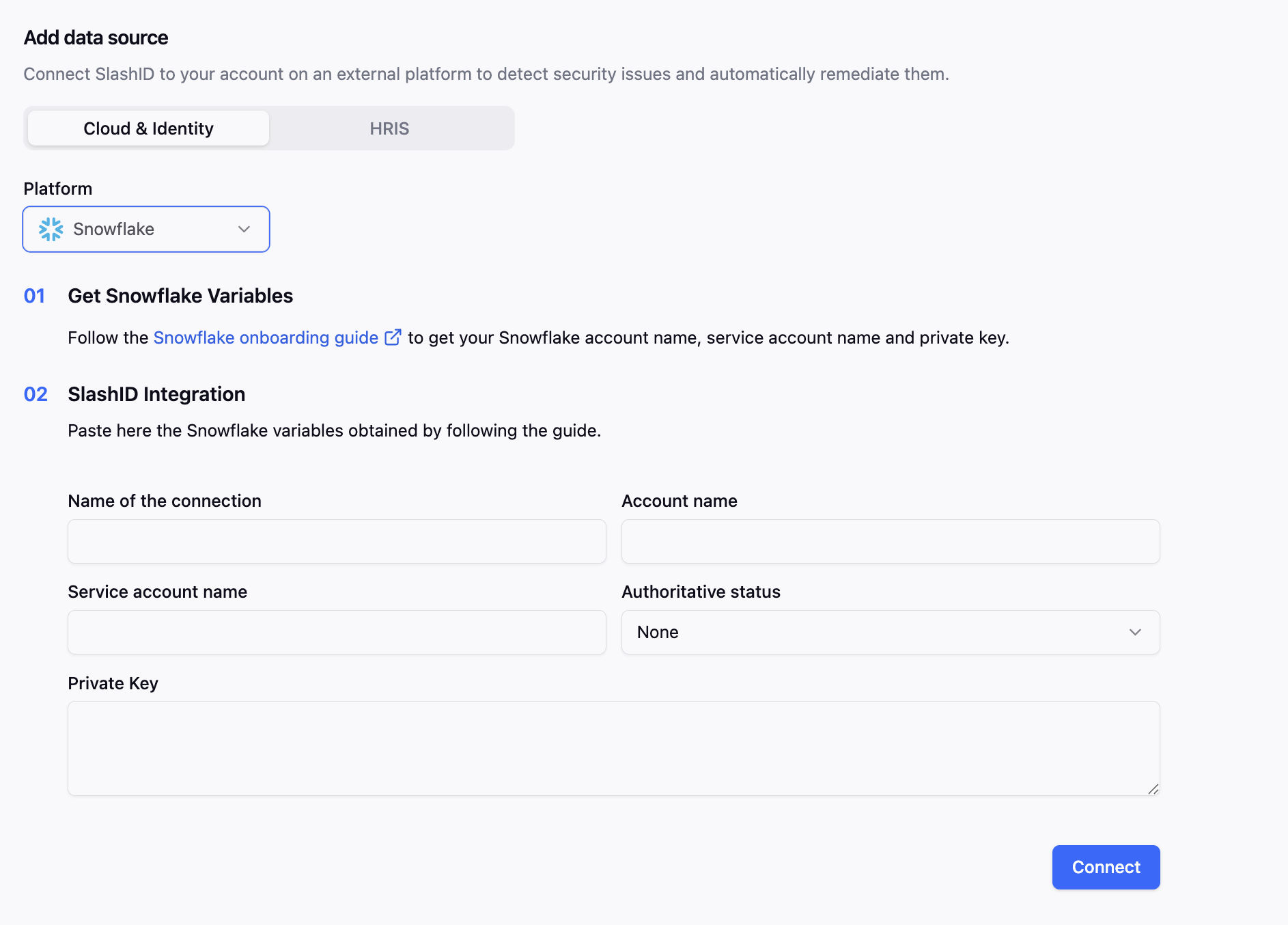 create slashid integration
