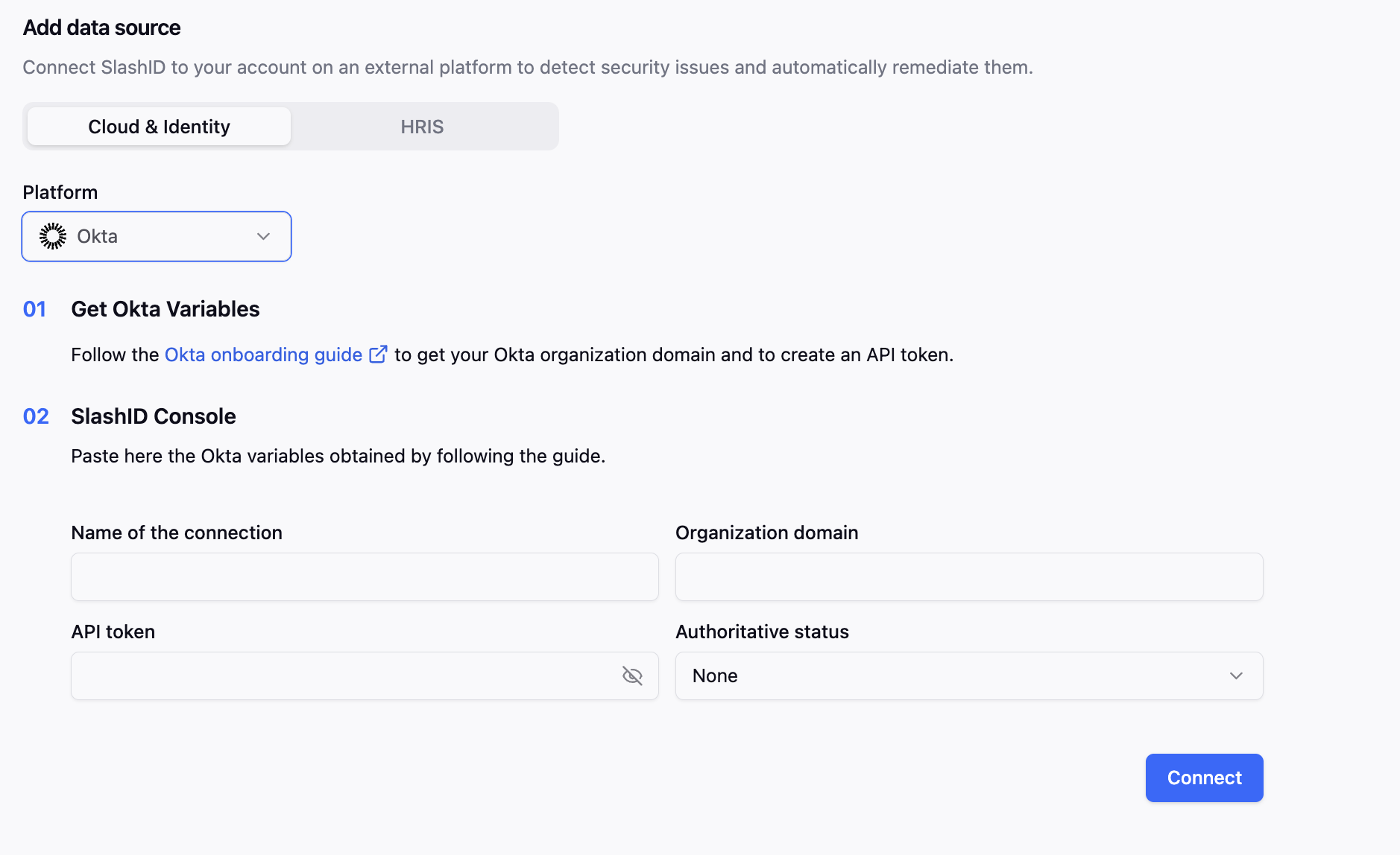 create slashid integration